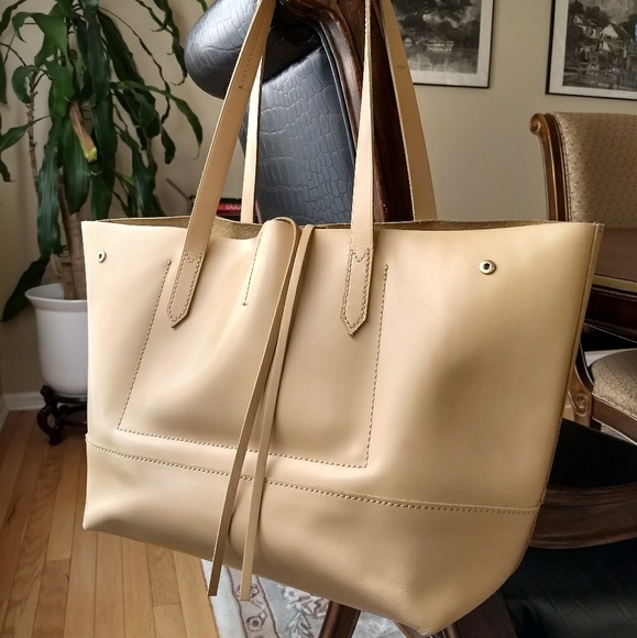 J. Crew Handbags - JCrew Large Leather Shopper/ Tote